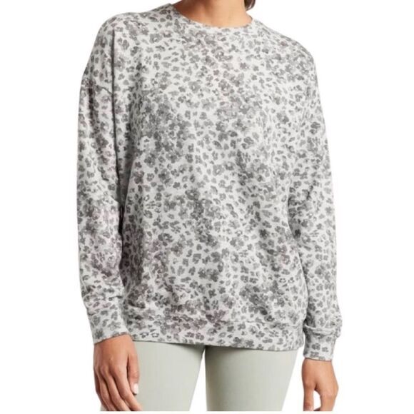 ATHLETA Studio to street splatter Sweatshirt SZ Small‎ - Picture 1 of 9